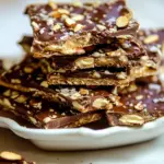 Homemade Chocolate Toffee with Almonds photo
