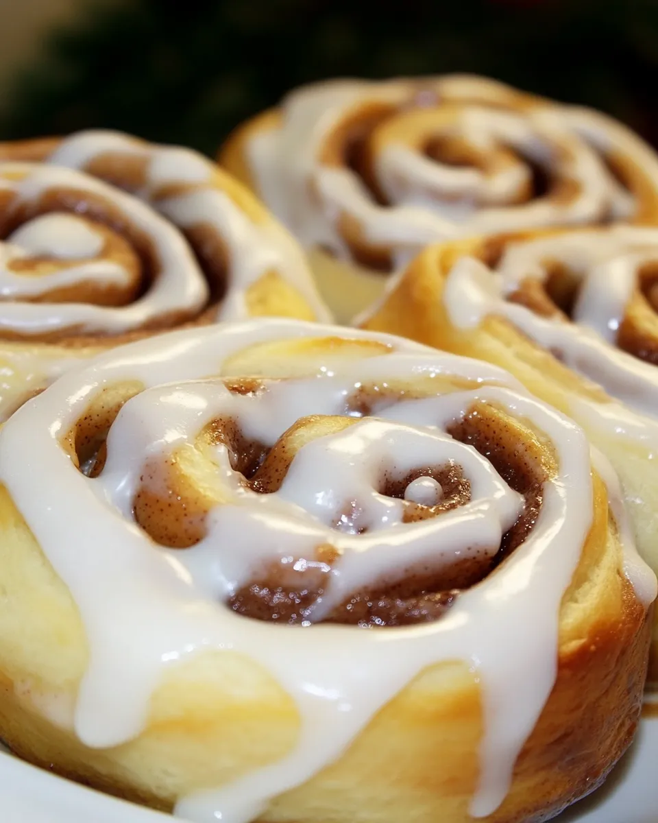 Homemade Christmas Morning Cinnamon Rolls photo