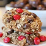 Homemade Cinnamon M&M Oatmeal Cookies photo