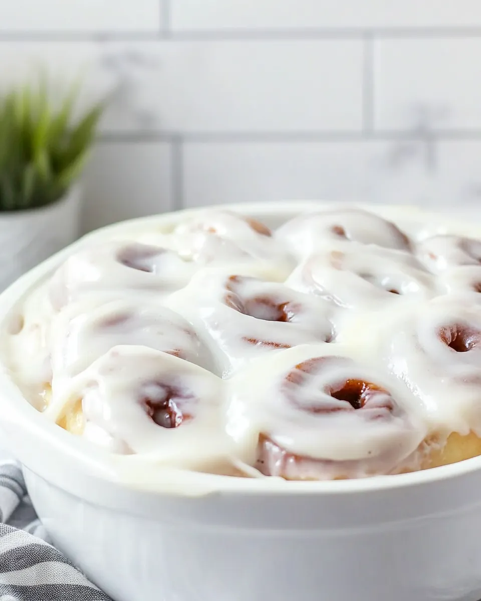 Classic Cinnamon Roll Icing image