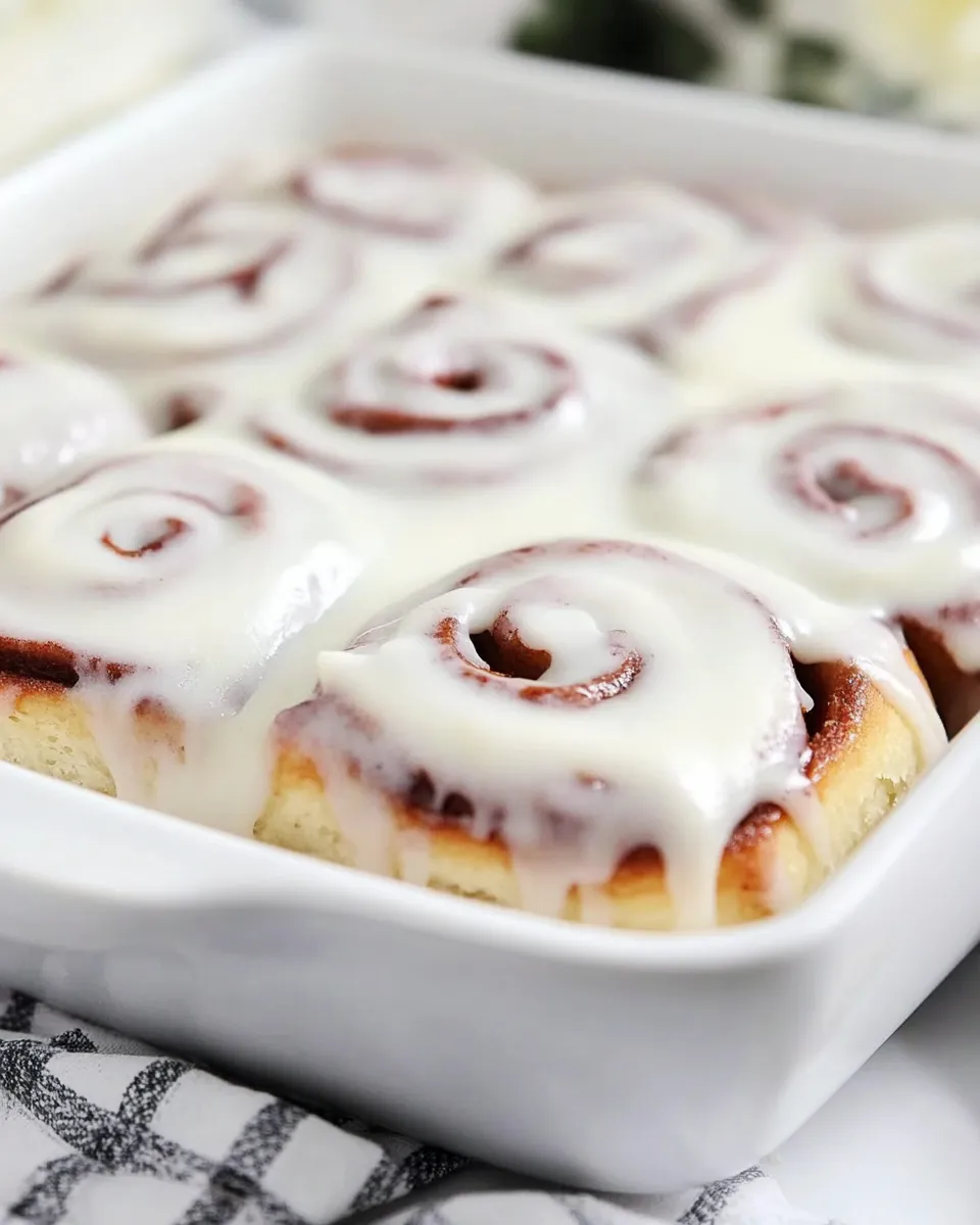 Delicious Cinnamon Roll Icing shot