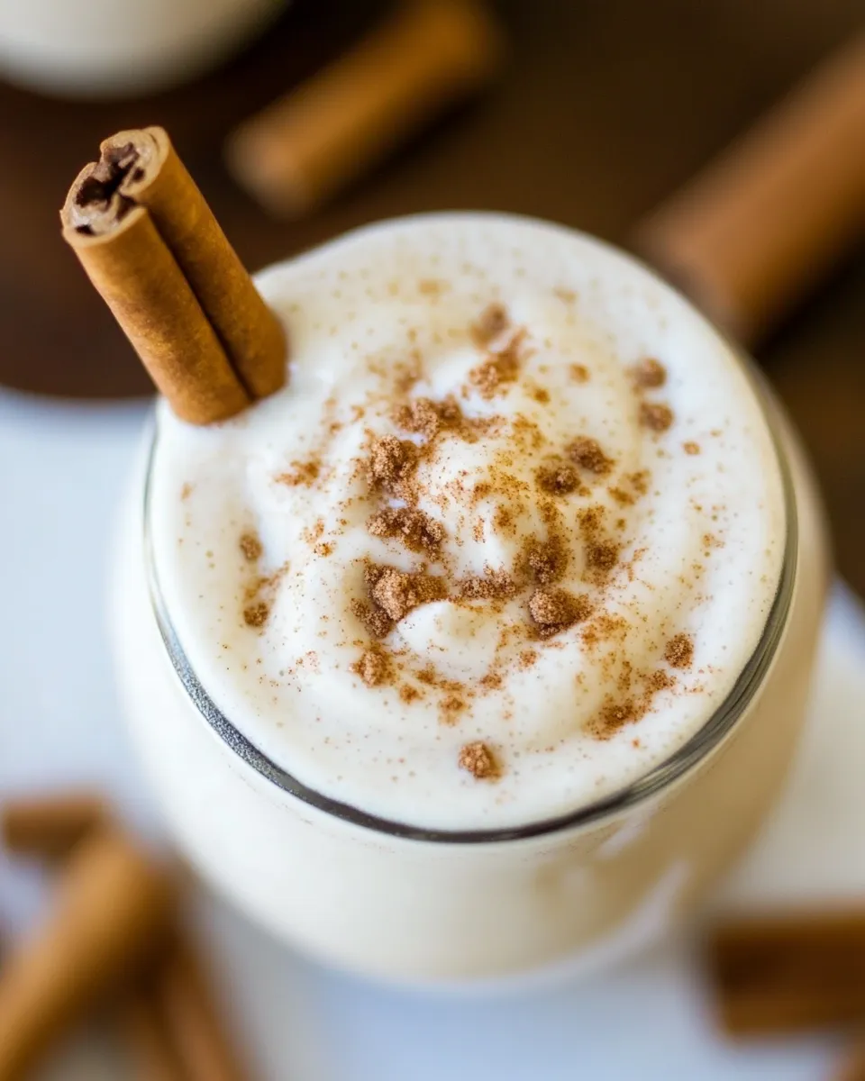Homemade Cinnamon Roll Protein Shake photo