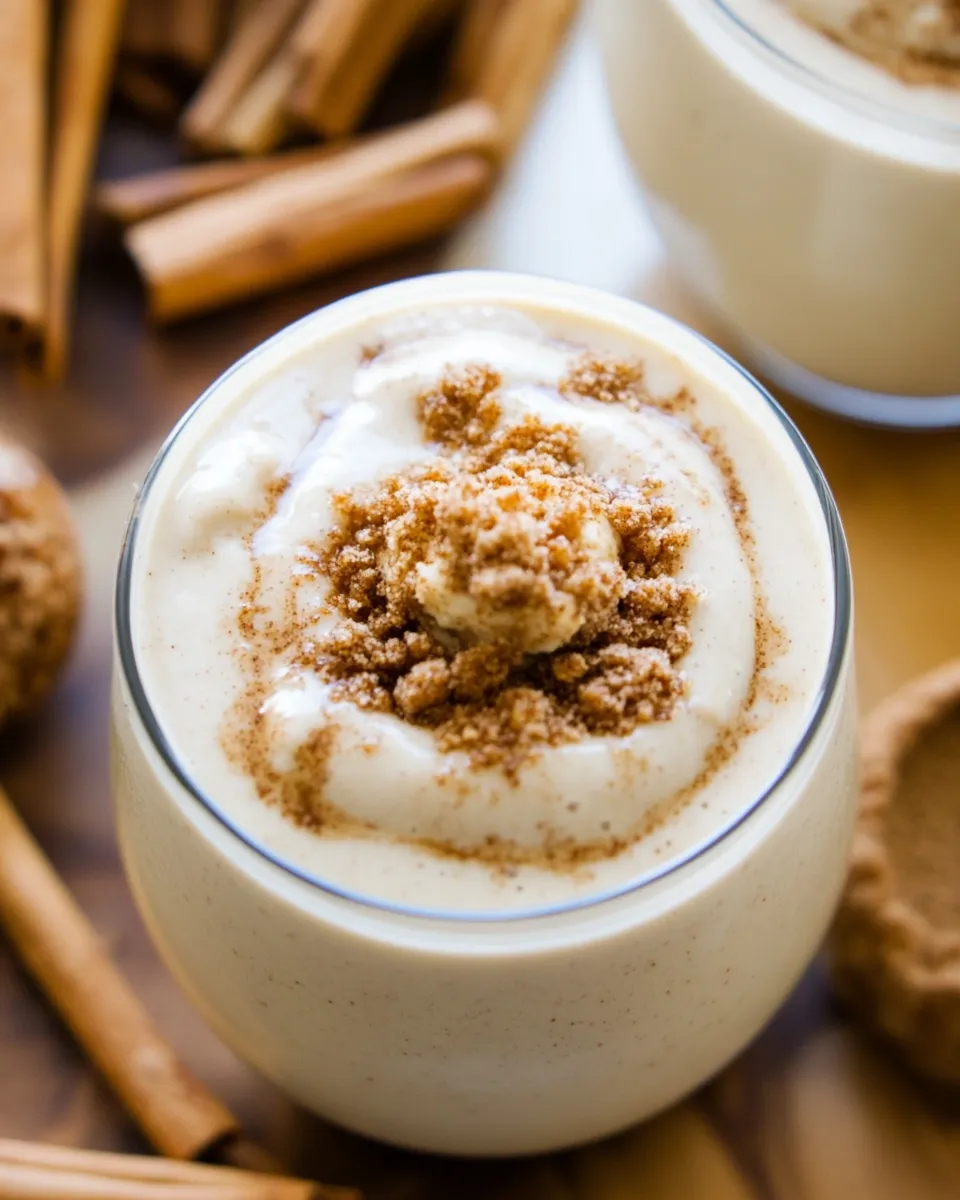 Easy Cinnamon Roll Protein Shake recipe photo