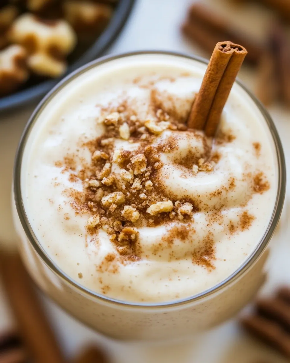 Delicious Cinnamon Roll Protein Shake shot