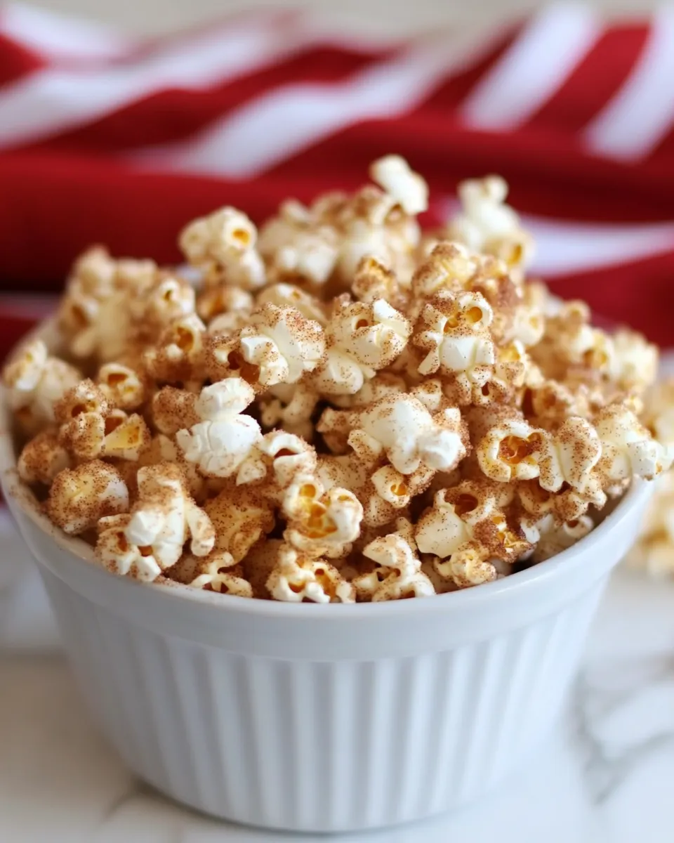 Classic Cinnamon Sugar Popcorn image