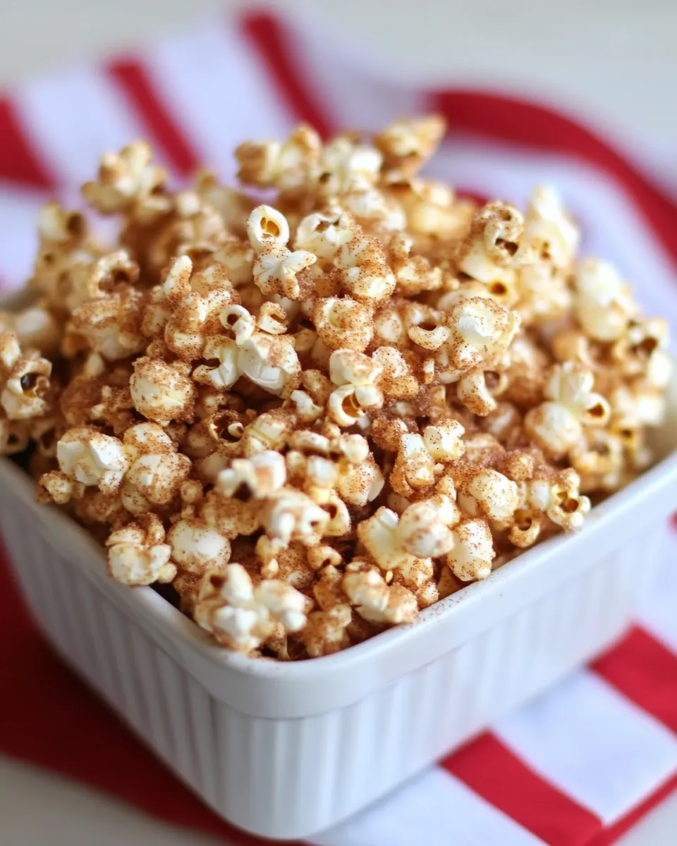 Delicious Cinnamon Sugar Popcorn dish photo