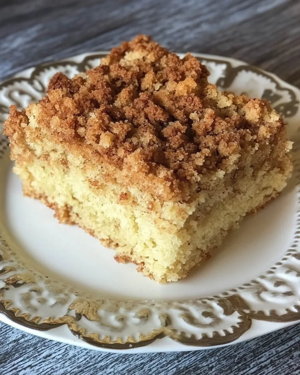 Homemade Classic Crumb Cake photo