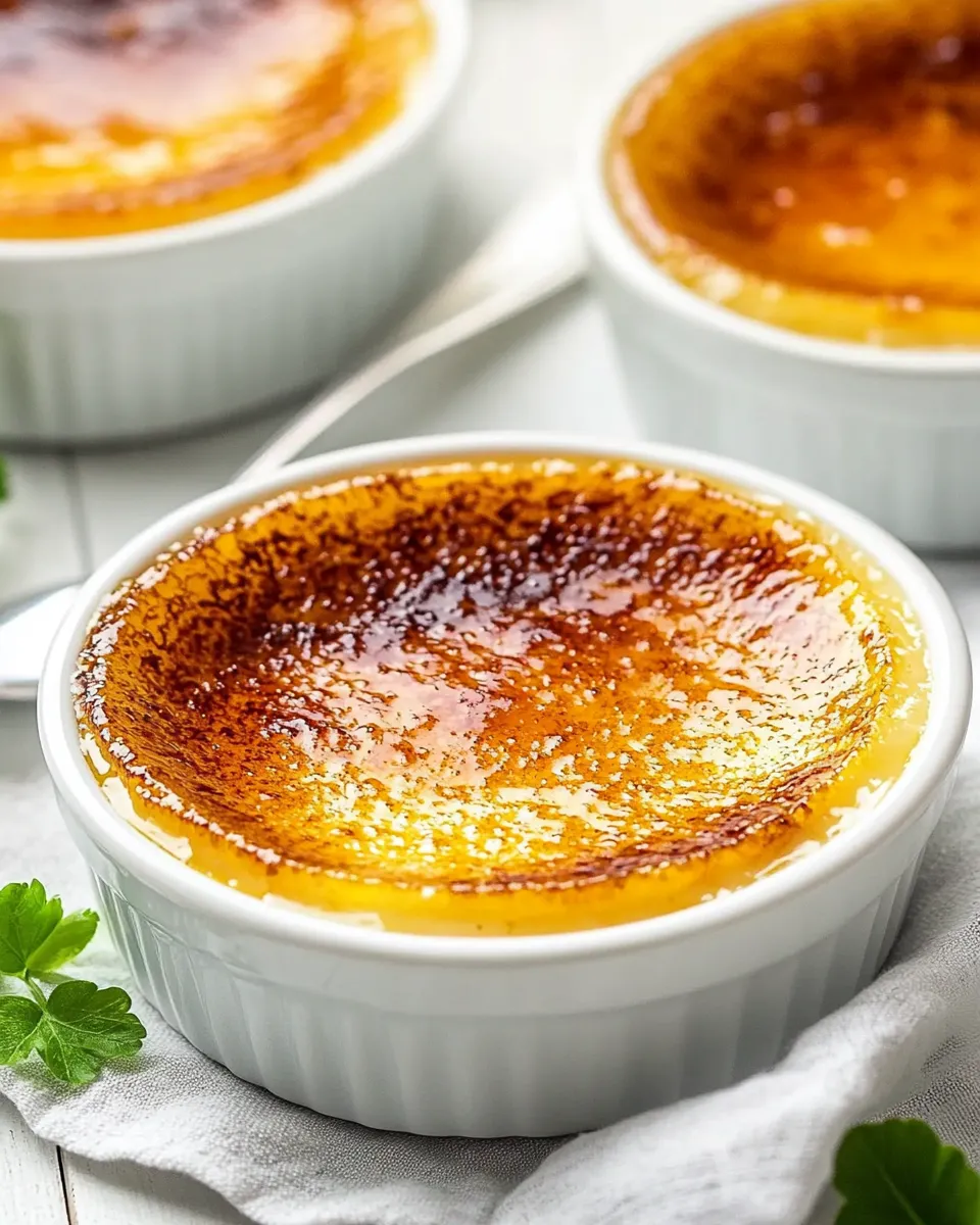 Delicious Classic Vanilla Bean Creme Brulee: Simple Homemade Dessert recipe photo