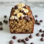 Homemade Coconut Banana Bread with Chocolate Chips photo