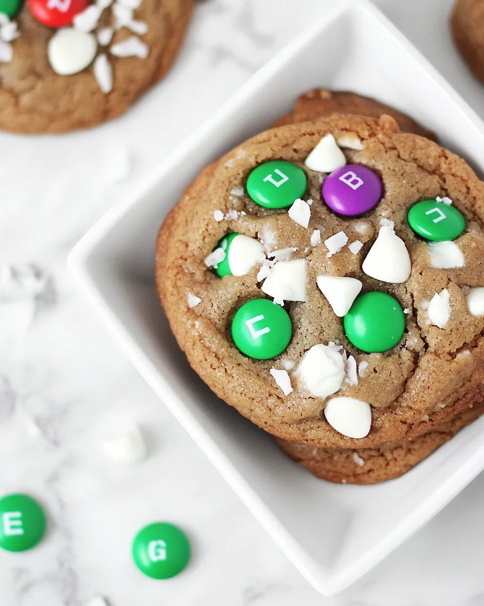 Classic Coconut M&M Cookies Recipe image