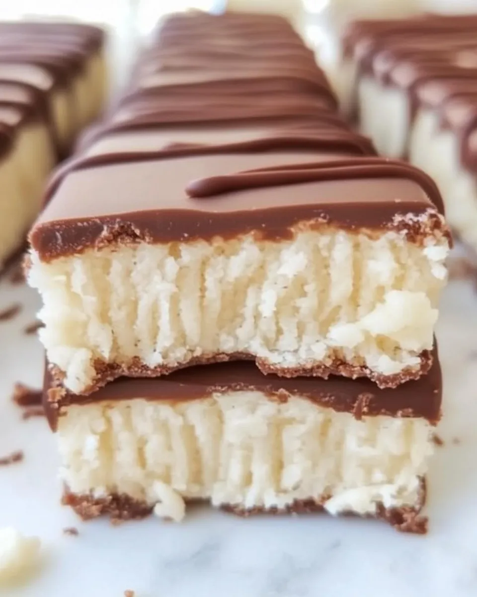 Easy Coconut Protein Bars recipe photo