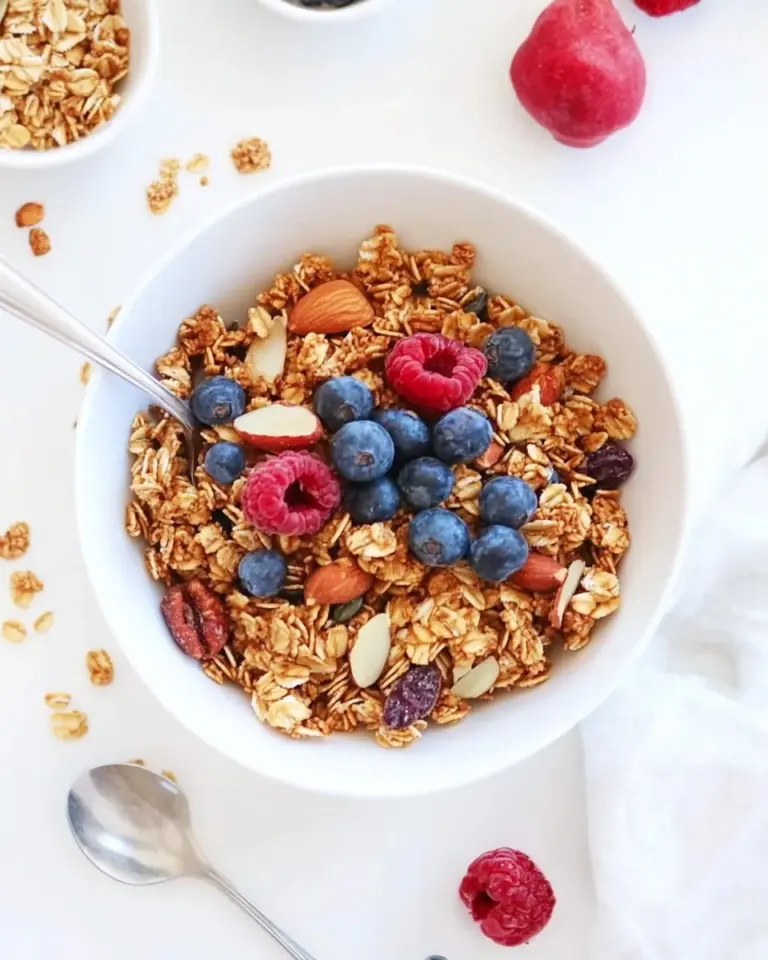 Homemade Coconut Walnut Sunflower Seed Paleo Granola (Vegan) photo