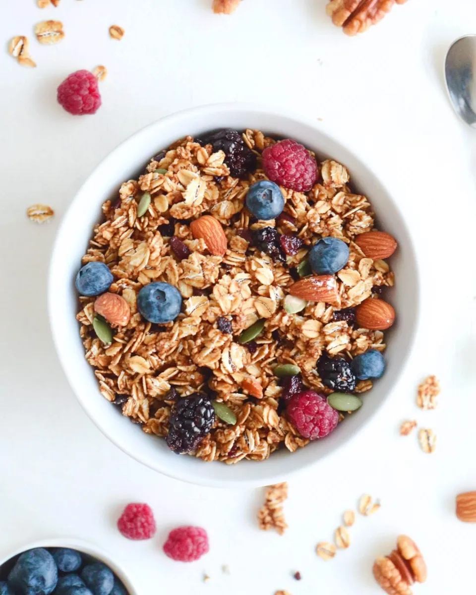 Classic Coconut Walnut Sunflower Seed Paleo Granola (Vegan) image
