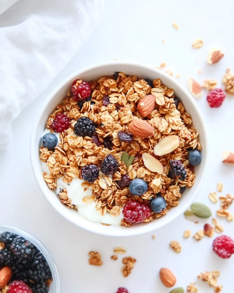 Easy Coconut Walnut Sunflower Seed Paleo Granola (Vegan) recipe photo
