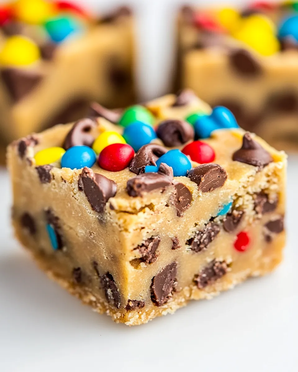 Easy Cookie Dough Bars recipe photo