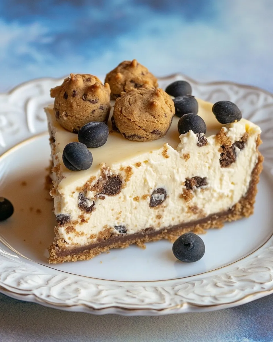 Homemade Cookie Dough Cheesecake photo