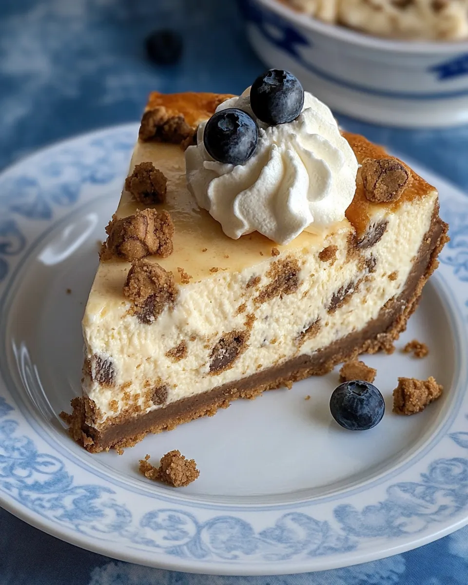 Classic Cookie Dough Cheesecake recipe image
