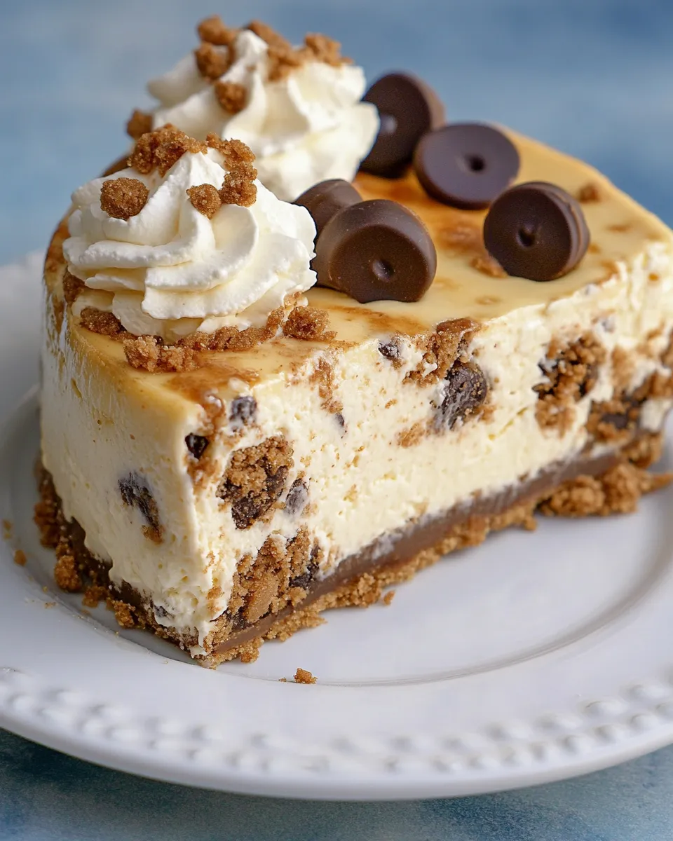 Easy Cookie Dough Cheesecake dish photo