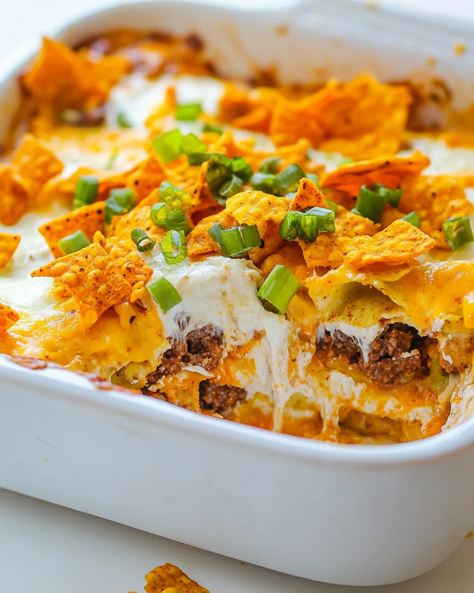 Easy Cool Ranch Dorito Casserole recipe photo