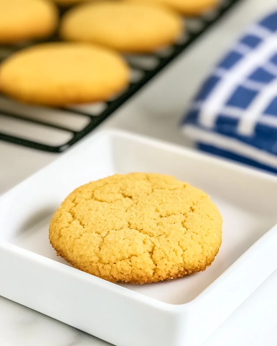 Easy Cornmeal Cookies photo
