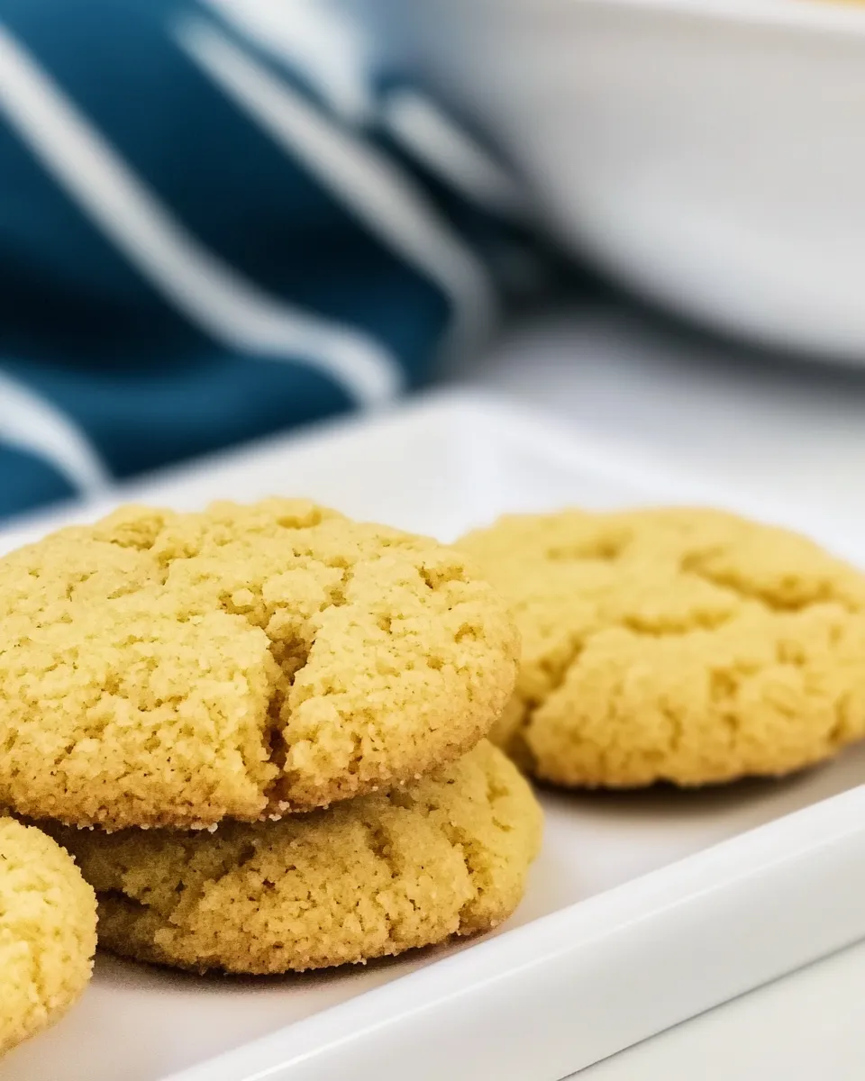 Homemade Cornmeal Cookies recipe photo
