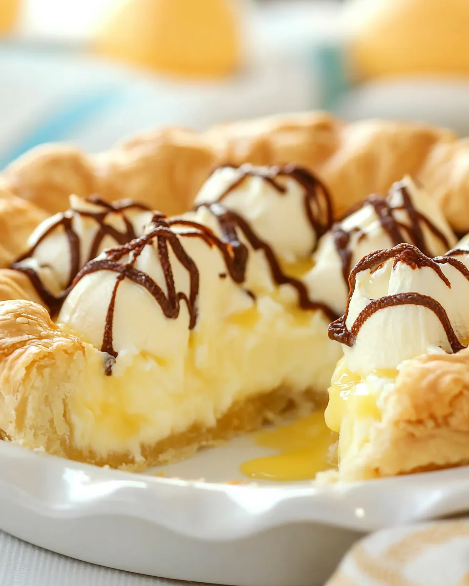 Homemade Cream Puff Pie photo