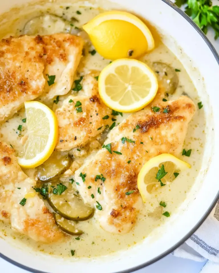 Homemade Creamy Chicken Piccata photo