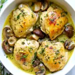 Easy Creamy Garlic Mushroom Chicken (Instant Pot) recipe photo