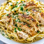 Easy Creamy Lemon Chicken Piccata Fettuccine photo