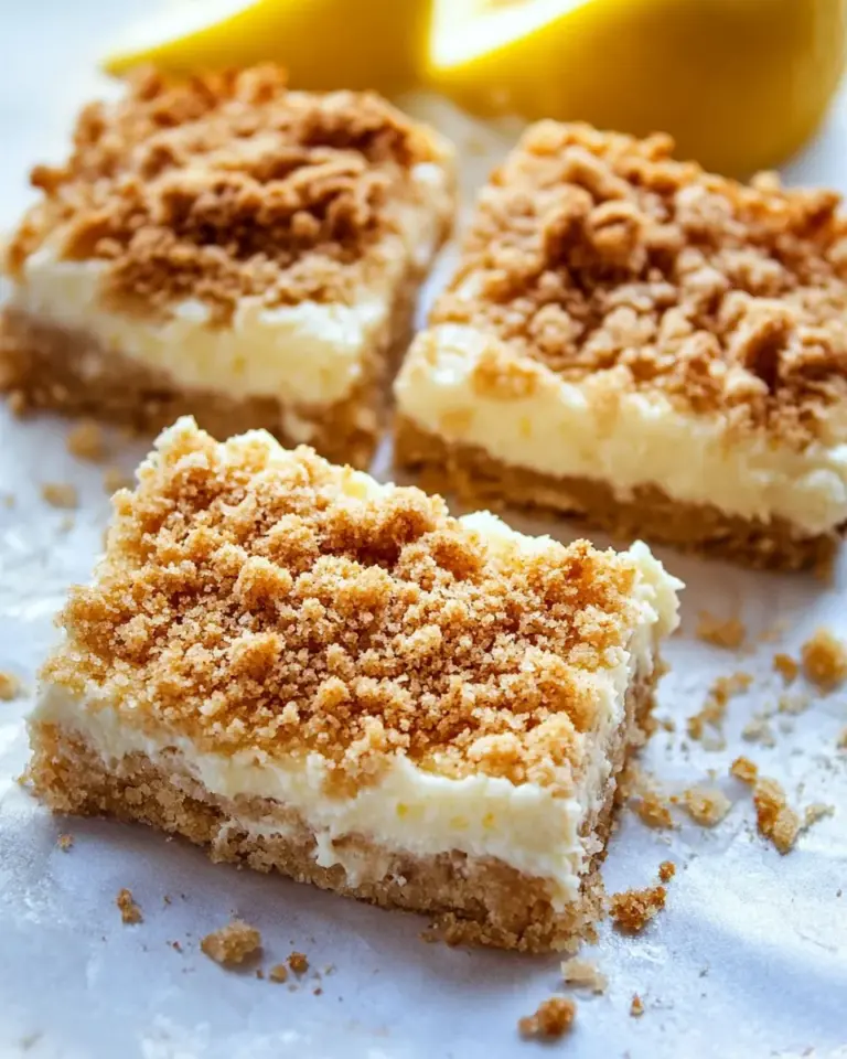 Homemade Creamy Lemon Crumb Squares photo