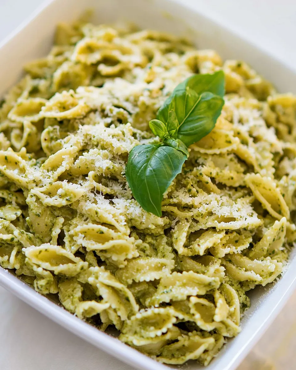 Sweet Creamy Pesto Pasta picture