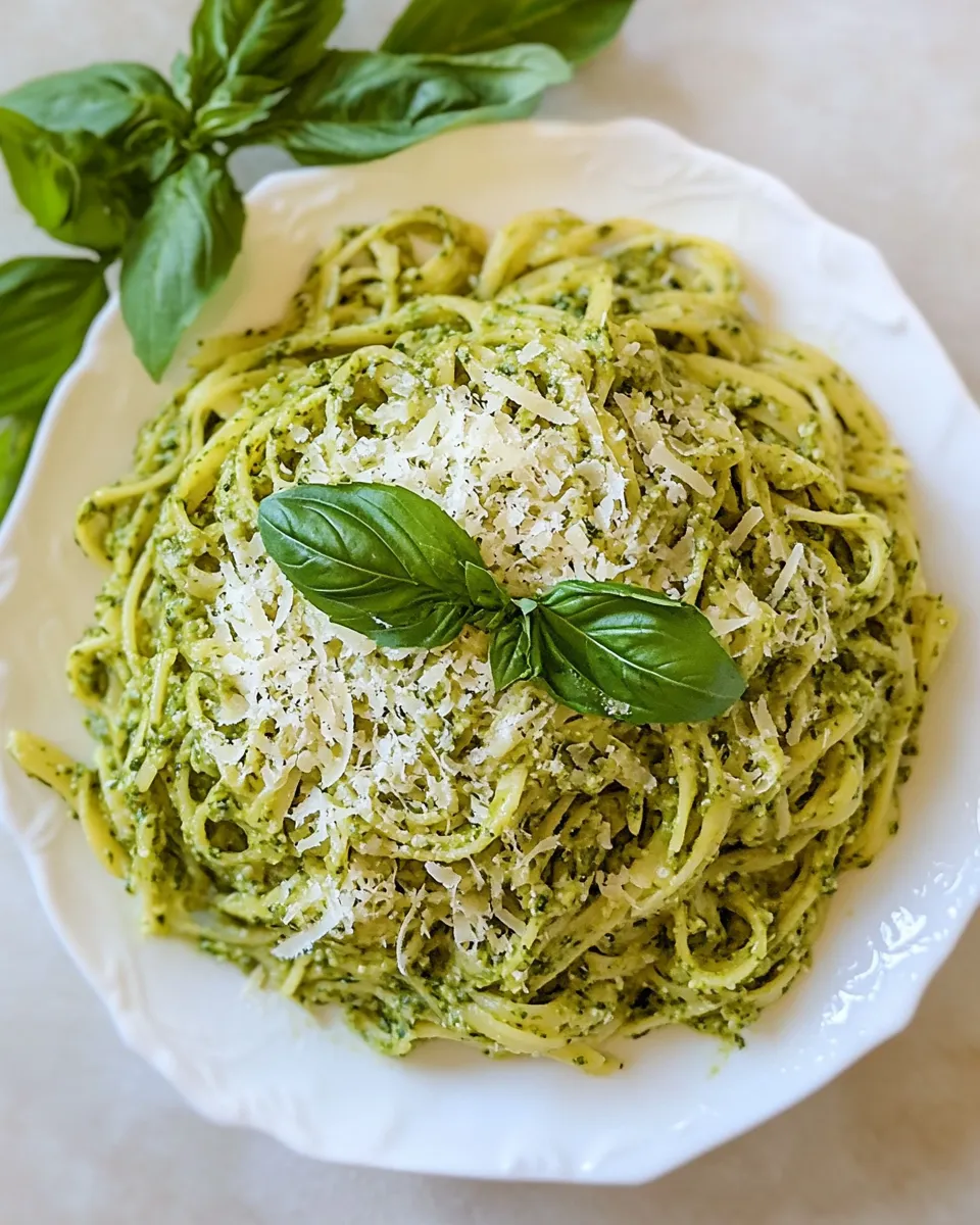 Classic Creamy Pesto Pasta picture