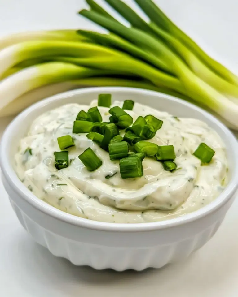 Homemade Creamy Scallion and Yogurt Dip photo
