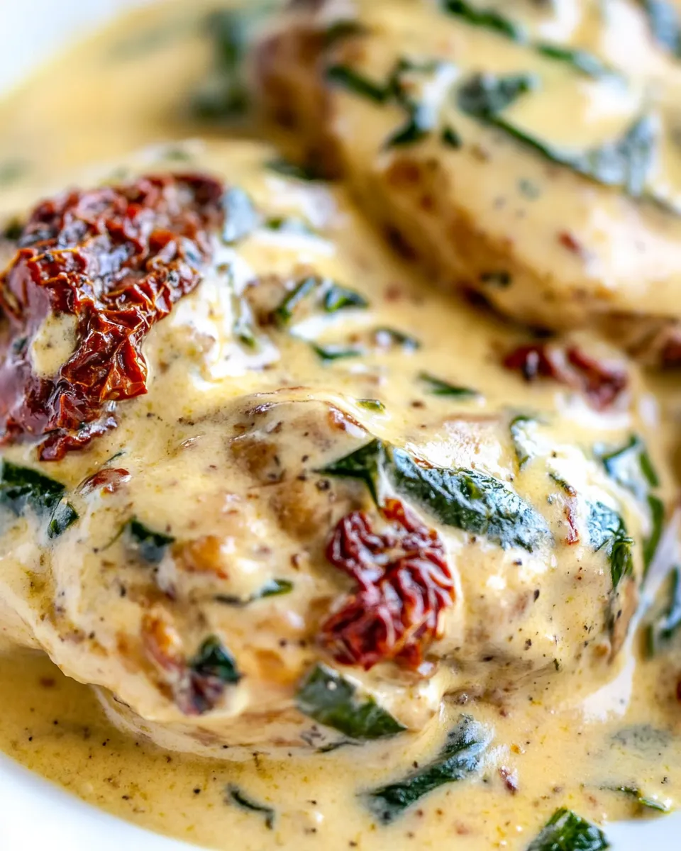 Healthy Creamy Sun-dried Tomato Chicken (Low-Carb/Keto) recipe photo