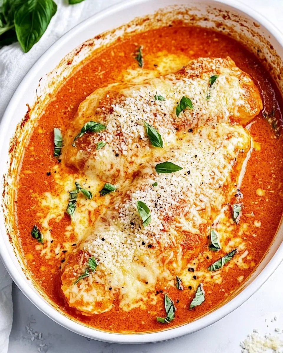Easy Creamy Tomato Italian Parmesan Chicken recipe photo