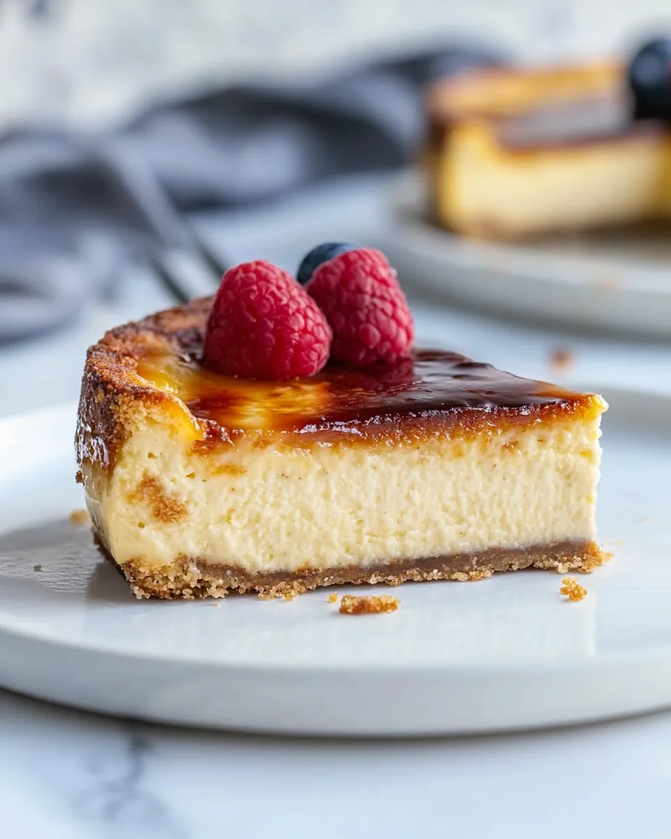 Classic Creme Brulee Cheesecake image
