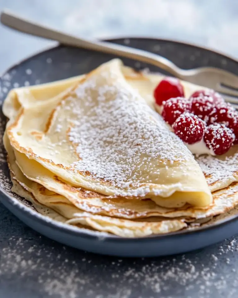 Homemade Crepes Recipe photo