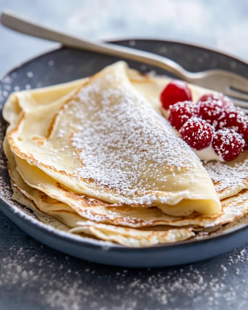 Homemade Crepes Recipe photo