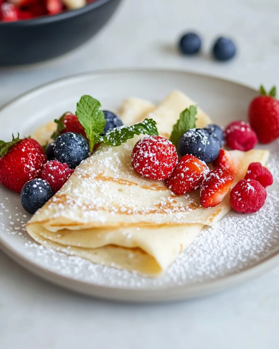 Easy Crepes Recipe dish photo