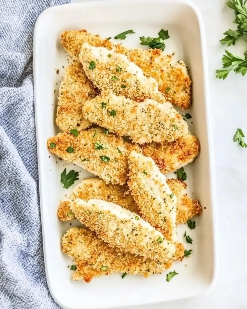 Homemade Crispy Baked Chicken Tenders recipe photo