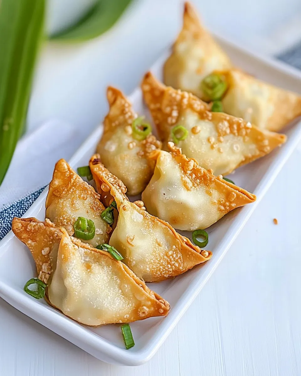 Delicious Crispy Fried Wonton Recipe dish photo