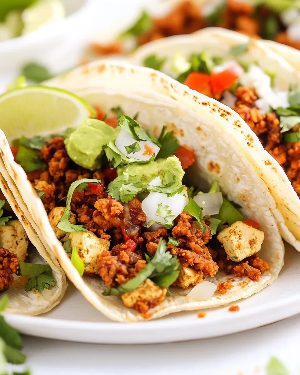 Delicious Crispy Tofu Tacos image