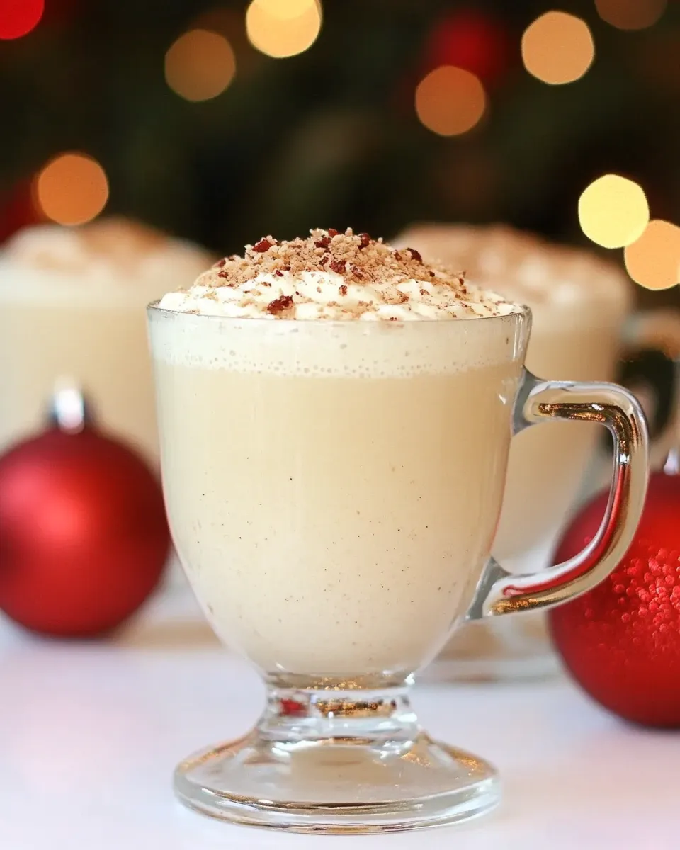 Homemade Crock Pot Eggnog Lattes photo