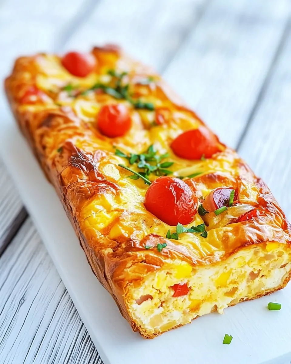 Classic Crustless Quiche Loaf image