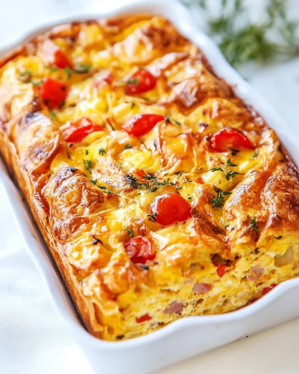 Delicious Crustless Quiche Loaf dish photo
