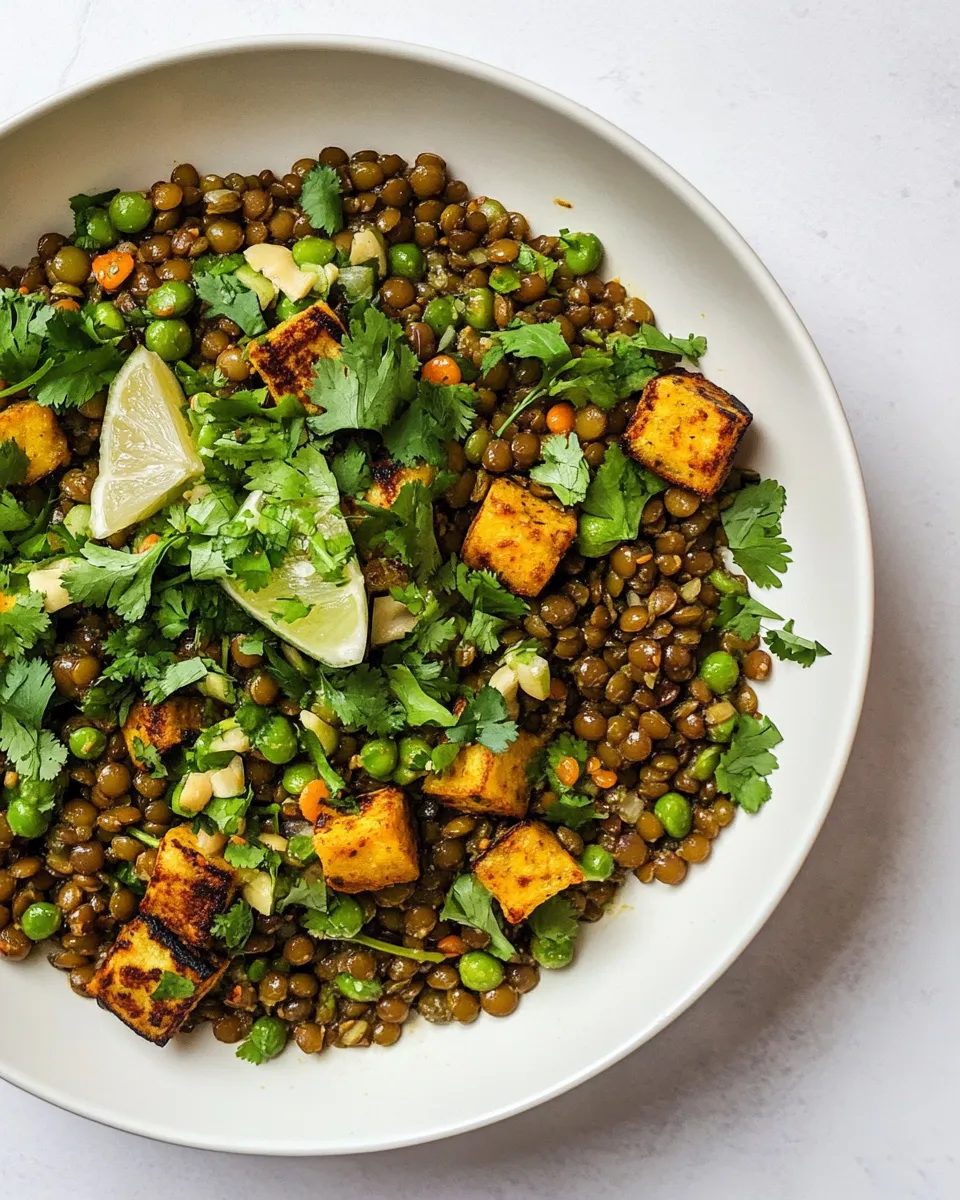 Homemade Curried Lentil Salad photo
