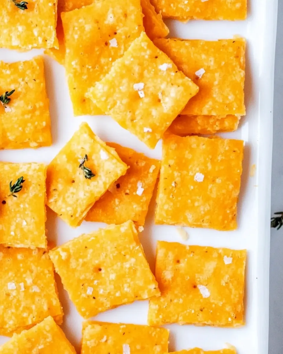 Classic DIY Cheese Crackers image