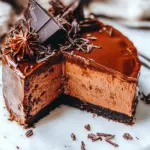 Homemade Dark Chocolate Cheesecake Recipe photo