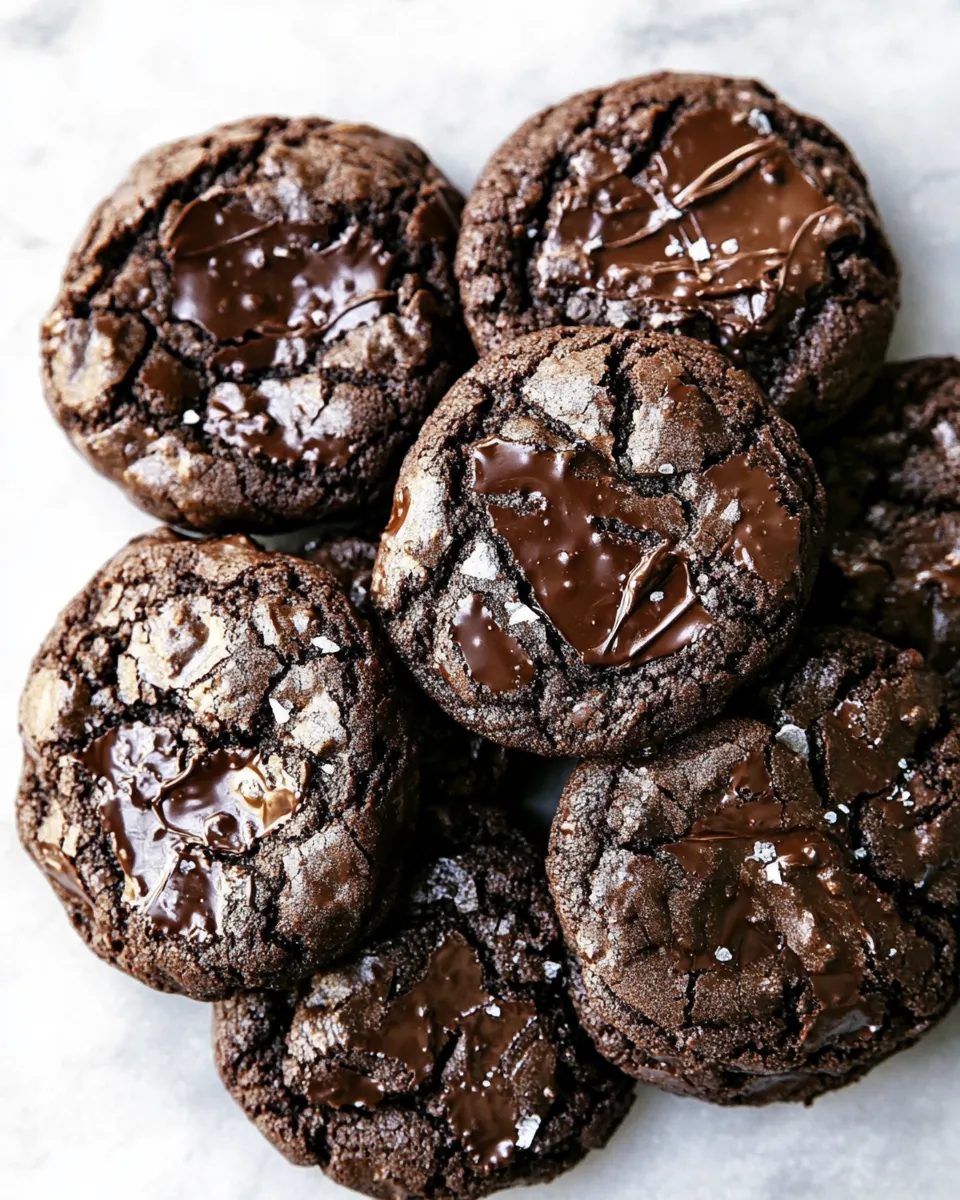 Easy Dark Chocolate Cookies recipe photo