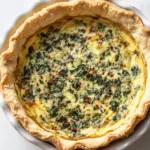 Homemade Deep Dish Vegetarian Quiche photo